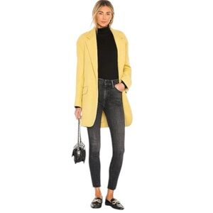 Mother Jeans High Waisted Looker Ankle Fray in Sharing Secrets Black -  Size 25